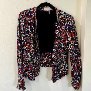 1 state multicolored blazer